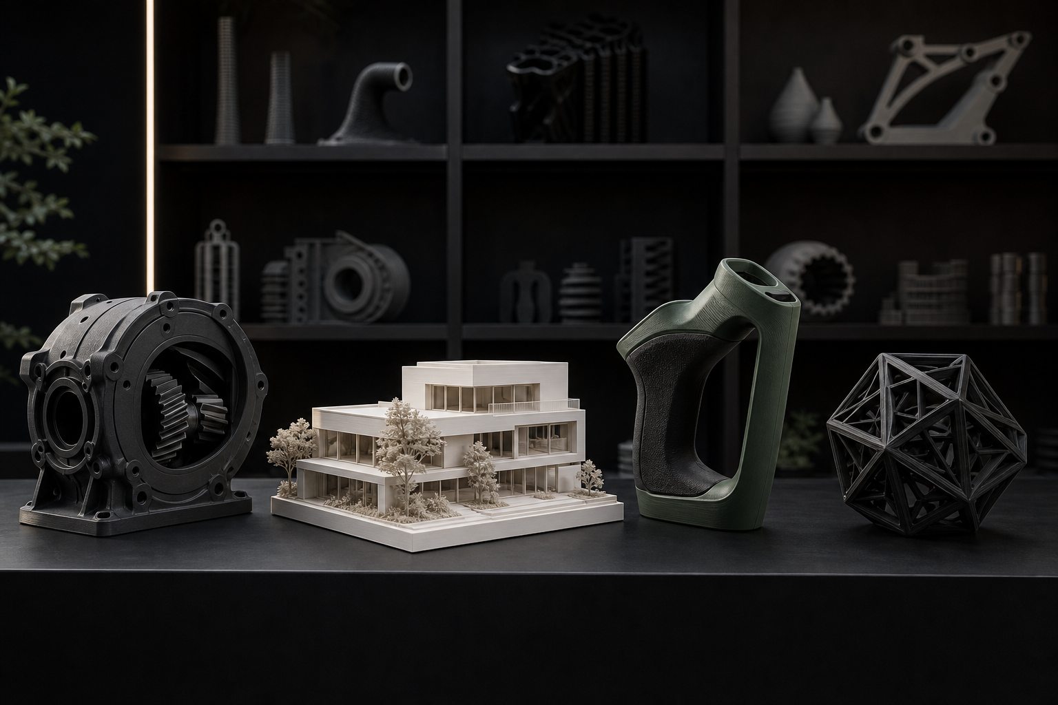 Modlab-ის 3D ბეჭდვის ნამუშევრები